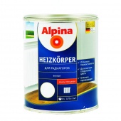 Эмаль алкид  0,75л д/рад  бел глянц Alpina Heizkoerper (6/504) П зз (под заказ)