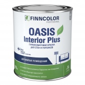 Краска вд интер  0,9л влаж/помещ Finncolor OASIS INTERIOR PLUS (6) база А  ЭКК П ВВЗ