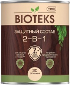 Пропитка 2в1  0,8л БИОТЕКС_КЛАССИК УНИВЕРСАЛ Текс (махагон) (14/490) П