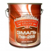 Эмаль ПФ-266  5кг красно-коричневая ЦАРИЦЫНСКИЕ КРАСКИ (3/126) П