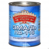 Эмаль ПФ-115  0,4кг голубая ЦАРИЦЫНСКИЕ КРАСКИ (12/660) П