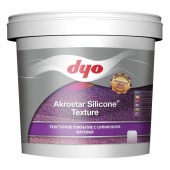 Краска фасадная текстурная силиконовая Akrostar Texture silicone DYO белая база А 12кг