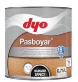 Эмаль алкид  0,75л 3в1 с молотковым эффектом шоколадный PASBOYAR Hammer DYO (6)