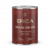 Эмаль ПФ-266  0,8кг красно-коричневый ERICA (14/700) П '
