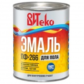 Эмаль ПФ-266  0,8кг желто-коричневая ВИТЕКО (14/700) П