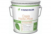 Краска вд интер  2,7л устойчивая к мытью (1) база A Finncolor OASIS HALL@OFFICE П АР