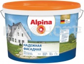 Краска вд фасад 12 л надежная Alpina бел мат (+20% бесплатно) (1/40) ВЗ П