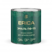 Эмаль ПФ-115  2,6кг красный ERICA (6/240) П '