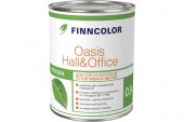 Краска вд интер  0,9л устойчивая к мытью Finncolor OASIS HALL@OFFICE (6) база A  П 