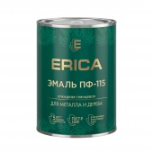 Эмаль ПФ-115  0,8кг серый ERICA (14/700) П '