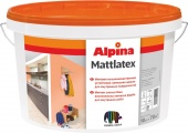 Краска вд интер 10л  бел матовая Alpina EXPERT Mattlatex / Маттлатекс База 1 (1/44) П