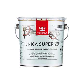 Лак алкид яхт 2,7л  п/матов UNICA SUPER_20 EP Tikkurila (1) (ЭК) П ВВЗ