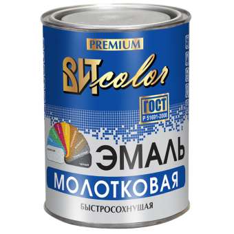 Эмаль  2,4кг с молотковым эффектом серебристая ВИТcolor (6/240) П зз