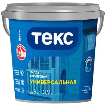 Краска вд интер  1,3кг/0,9л ПРОФИ (супербелая) Текс (18/432) П