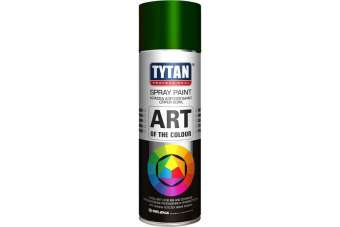 Краска аэрозоль акрил 400мл (темно-зеленая, RAL 6005) TYTAN (12) (под заказ) П