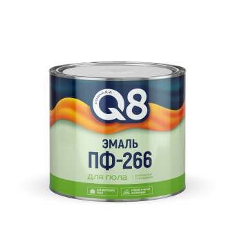 Эмаль ПФ-266  1,9кг желто-коричневая FORMULA Q8 (6/300) П