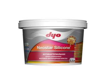 Краска вд интер  2,5л вн_раб акрил силик NEOSTAR SILICONE База С (разб до 25%) DYO (2) П