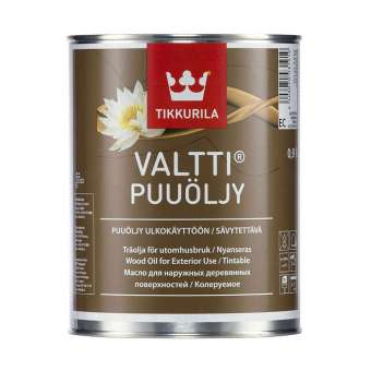 Масло для дерева 0,9л VALTTI PUUOLJY EC  Tikkurila (3) ЭК * П зз