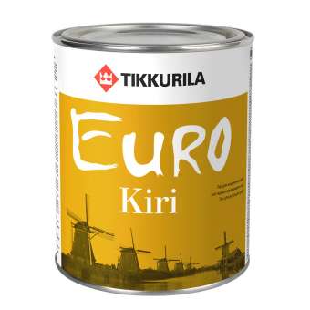 Лак алкид паркет  0,9л  п/мат EURO KIRI Tikkurila (6) (ЗЗ) зз П