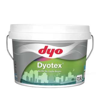 Краска фасадная силиконовая Dyotex DYO белая база А 7,5л