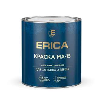 Краска МА-15  2,6кг сурик ERICA (6/240) П '