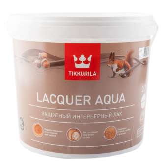 Лак вд интер 2,7л EURO LACQUER AQUA Tikkurila п/глян (1) П АР