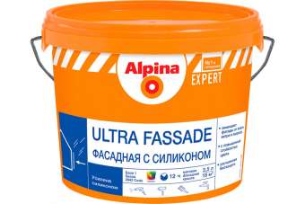 Краска вд фасад  2,5л Alpina EXPERT Ultra Fassade База 1 (под заказ) П '