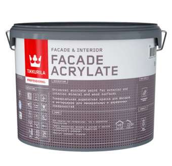 Краска фасад 9л гл/м Tikkurila FACADE Acrylate (1) база C (1) П зз