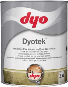 Краска блокирующая против пятен и копоти Dyotek DYO белая 2,5 л