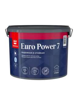 Краска вд интер  9л база А лат мат Tikkurila EURO POWER_7 (1) П