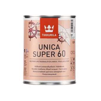 Лак алкид яхт 0,9л  п/глянц UNICA SUPER_60 EP Tikkurila (3) П зз ВВЗ